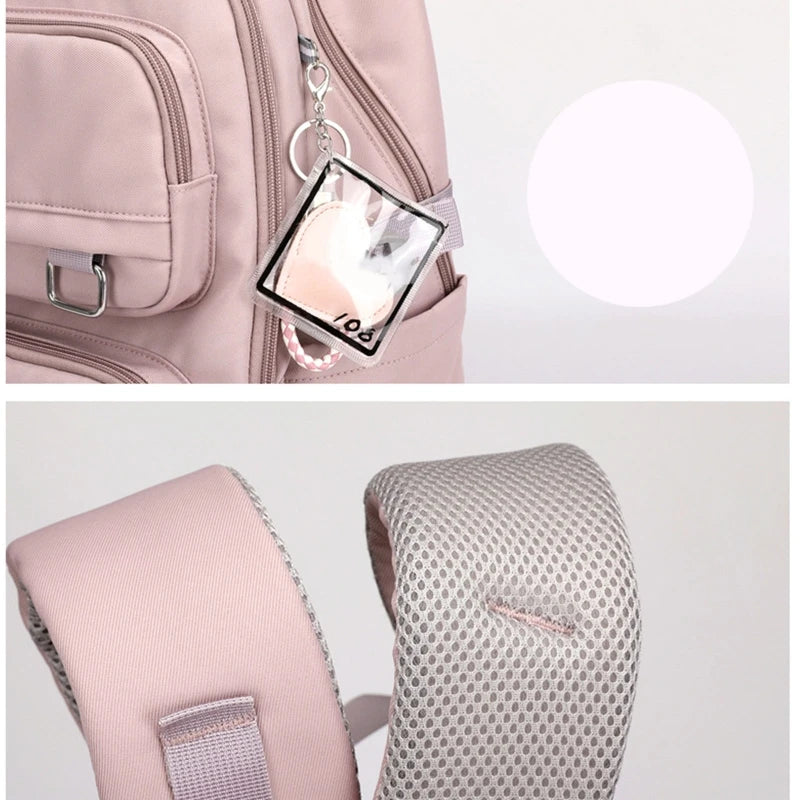 Stylish Pink School Backpack for Girls | Fashion Meets Functionality