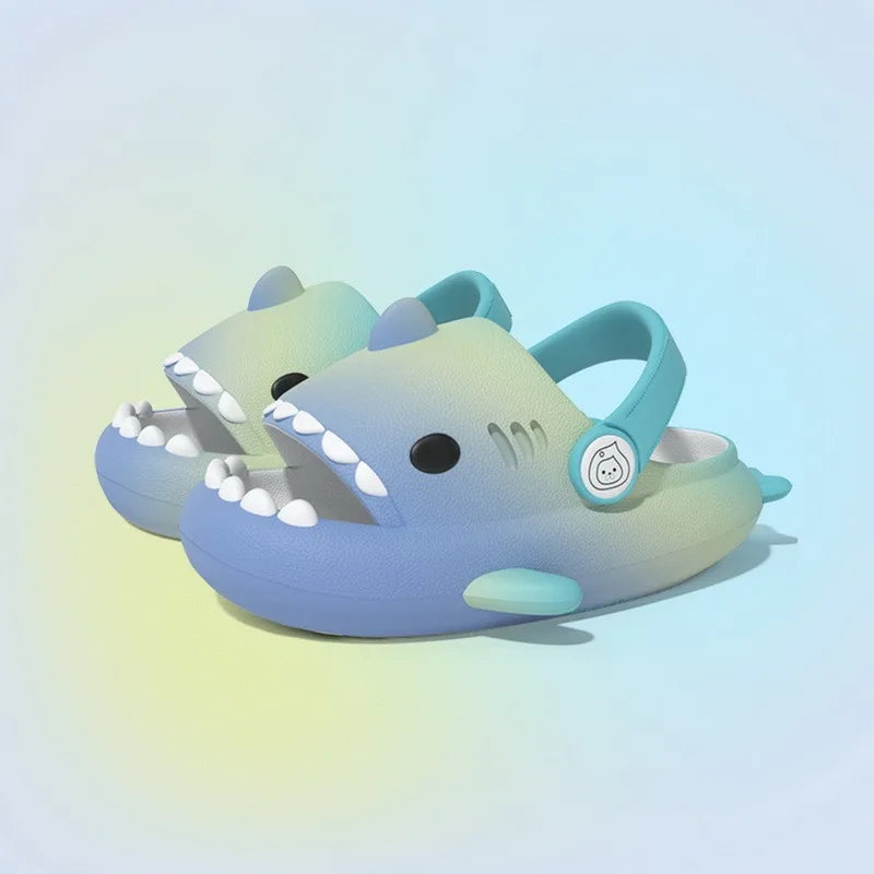 Kids Shark Slippers | Cartoon Non-slip Soft Sandals for Summer