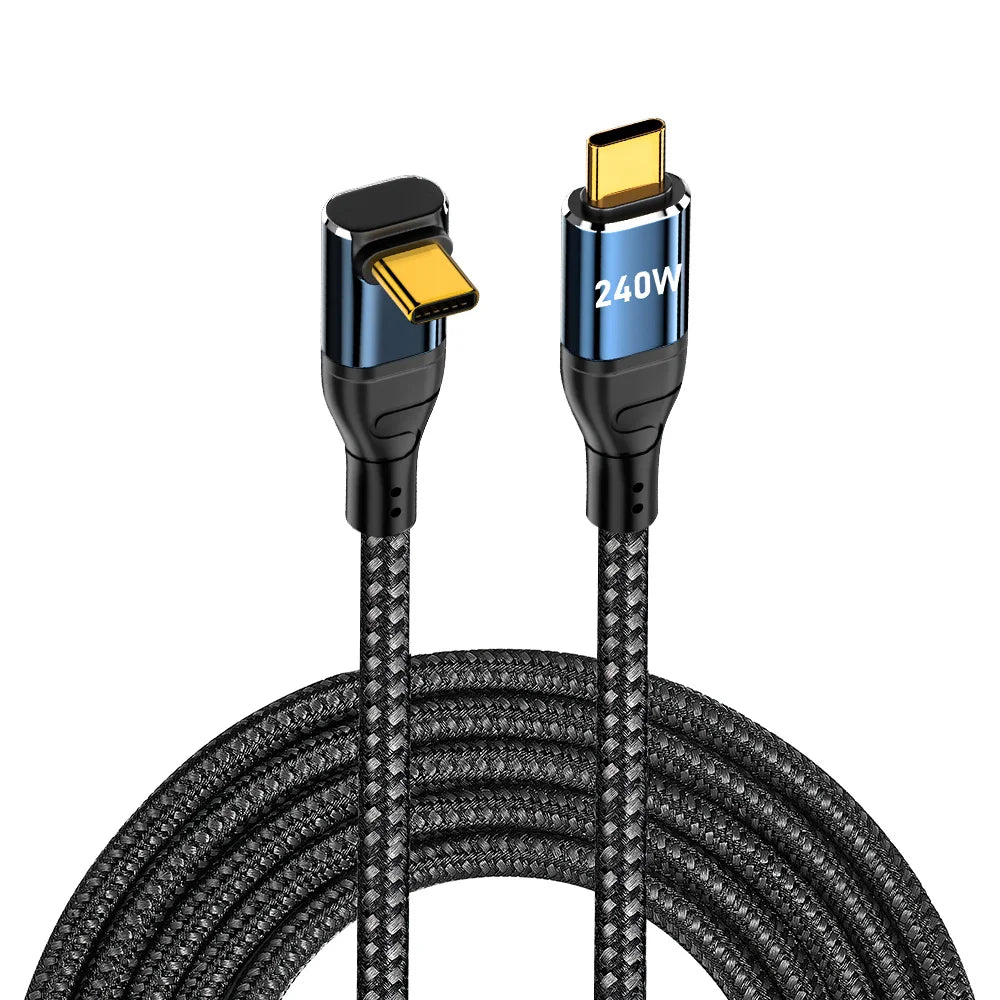 240W USB Type C Fast Charge Cable | Compatible with Phones & Laptops