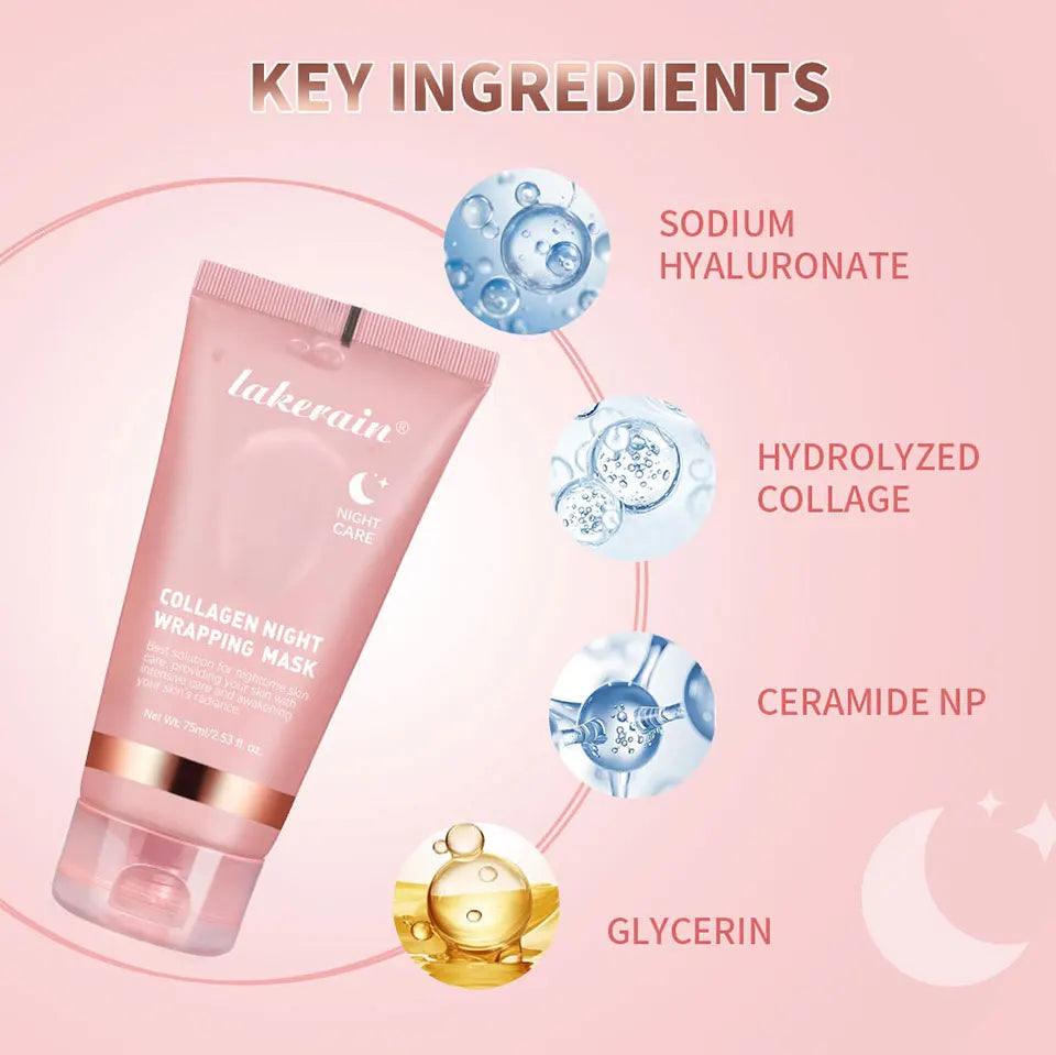 Collagen Night Wrapping Mask | Boost Elasticity & Hydration
