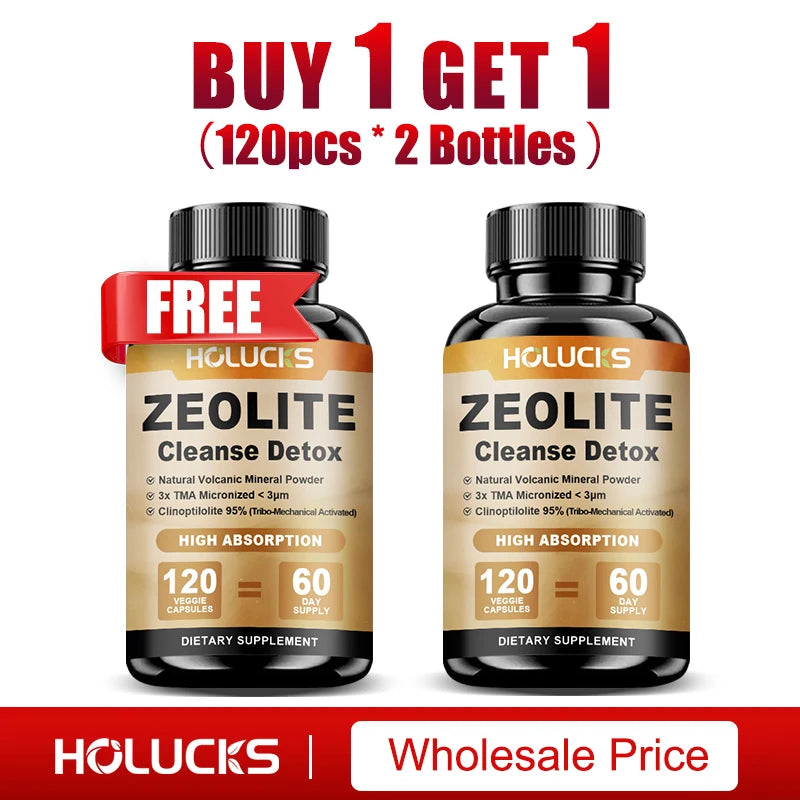 Zeolite Detox Supplement for Kidney Health & Mental Clarity