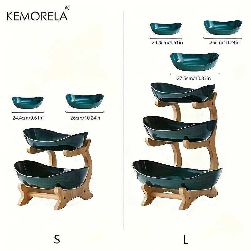 Modern 2/3 Layer Fruit Plate | Stylish Snack Dish & Cake Stand