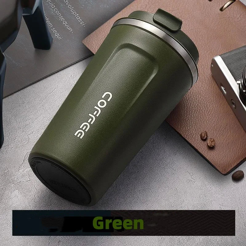 Stainless Steel Thermos Travel Mug | Leak-Proof & Insulated