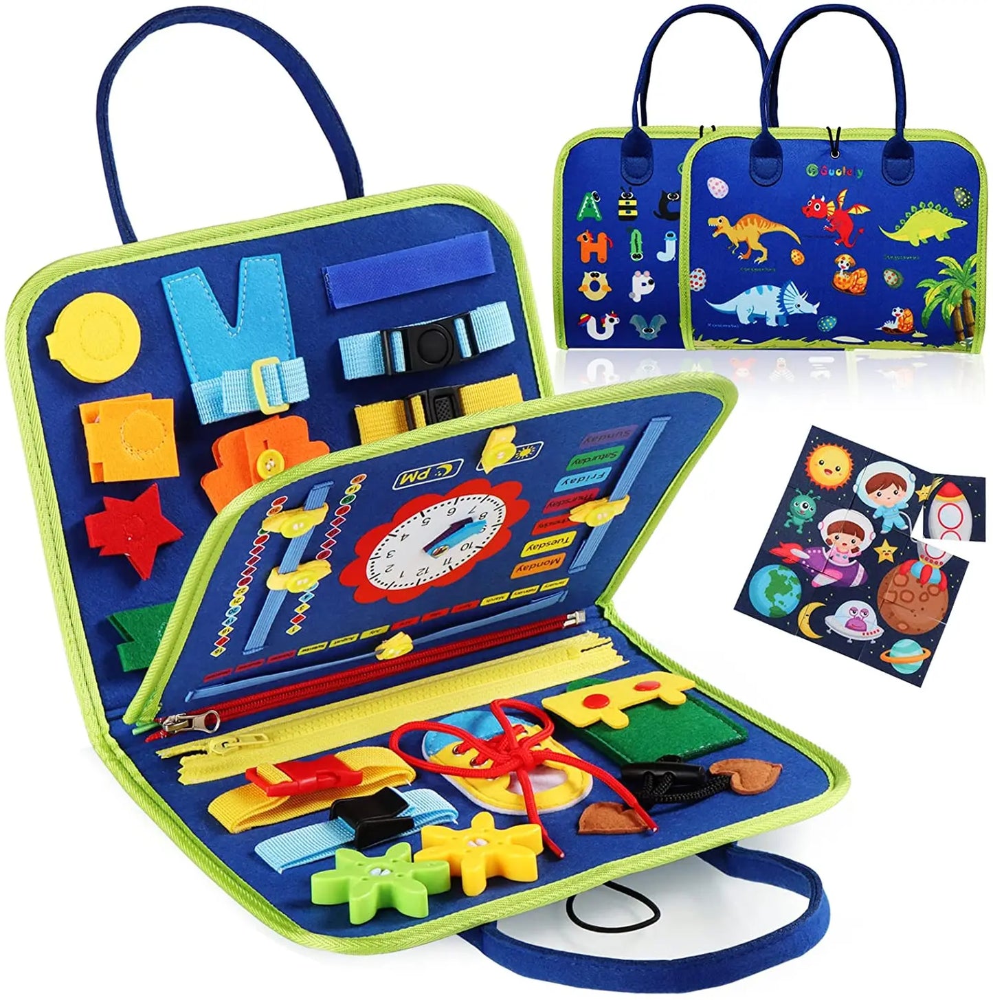 Montessori Busy Board | Toddler Sensory Activity for Skill Development