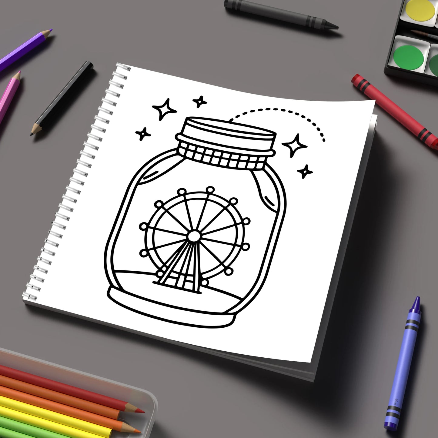 Enchanting Coloring Book for Adults | Fun & Stress Relief Gift