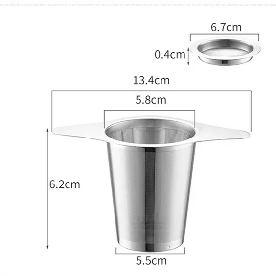 304 Stainless Steel Loose Leaf Tea Infuser with Lid | Brew Perfect Tea & Coffee