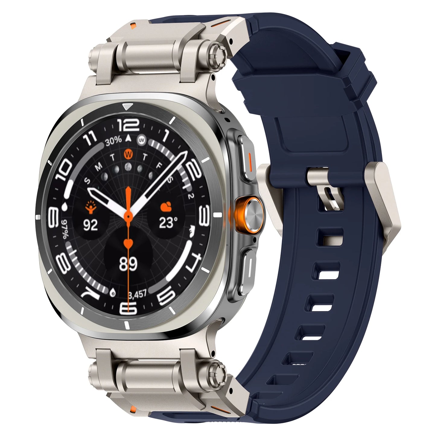 Luxury Rubber Strap for Galaxy Watches | Sporty & Comfortable Band