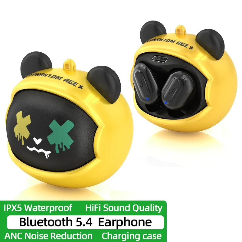 Wireless Bluetooth Headphones with ANC & Charging Case