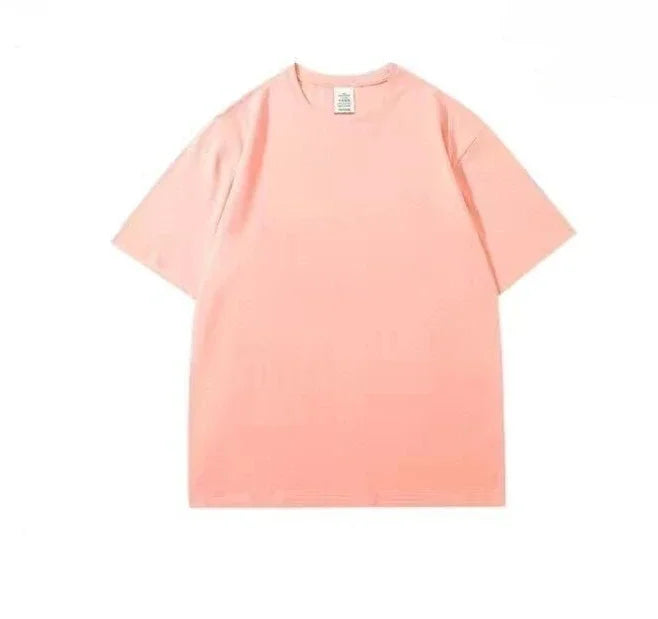 Men's Oversized Heavyweight T-Shirt | Casual Solid Color Tee