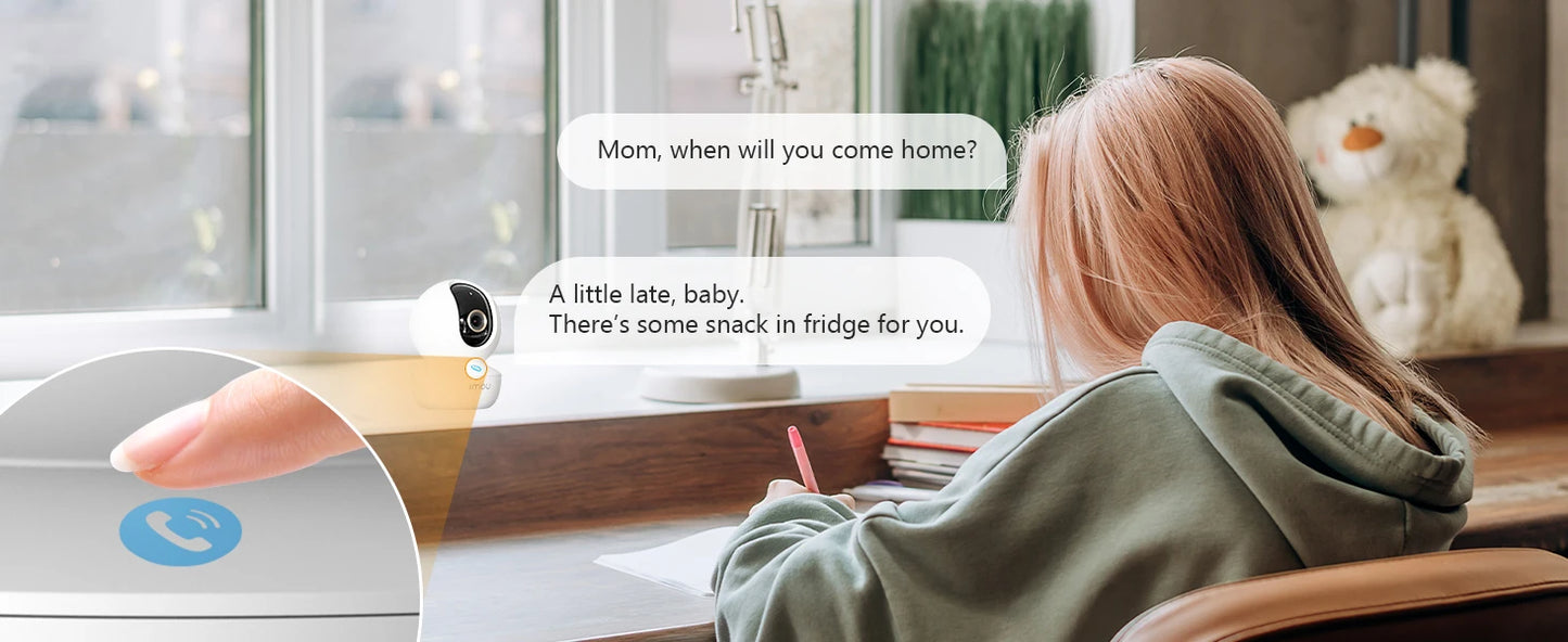 Indoor IP Camera with 360° Pan & Tilt | Smart Home Security