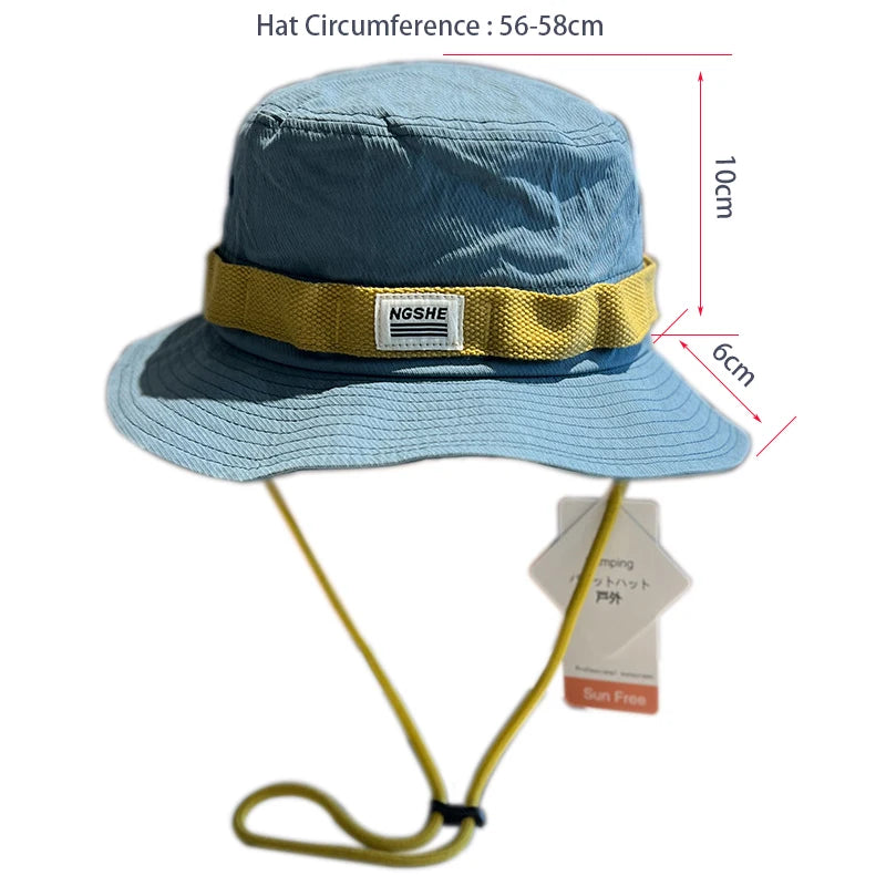 UV Protection Wide Brim Sun Hat | Unisex Fishing & Camping Cap