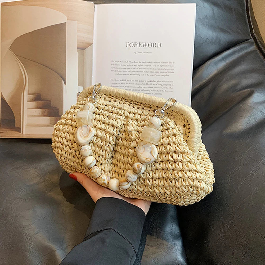 Chic Boho Straw Top Handle Bags for Women | Summer Style