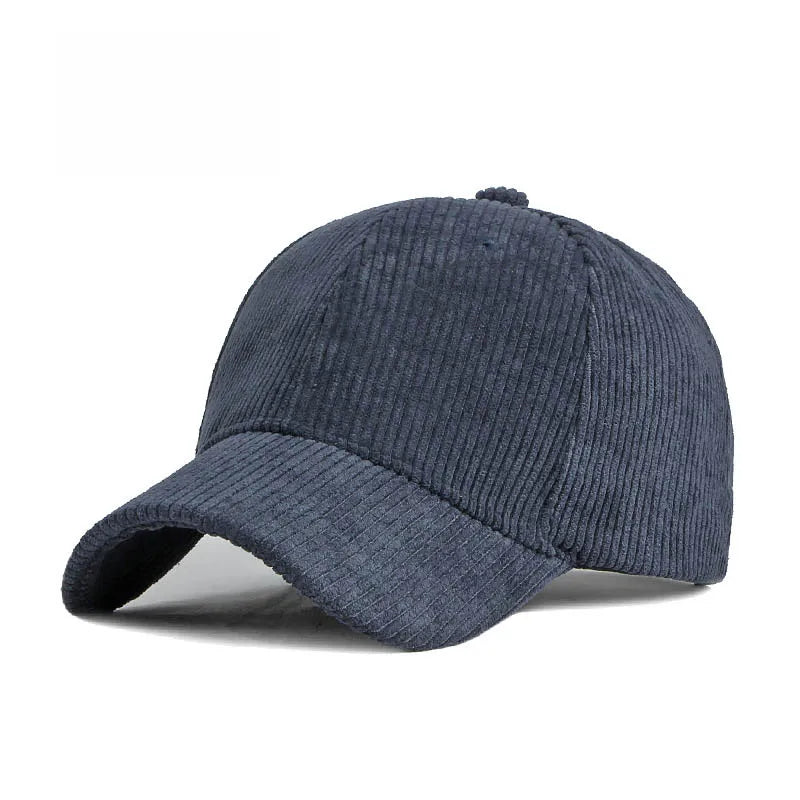 Corduroy Baseball Cap | Adjustable Unisex Sport Sunhat for All Seasons