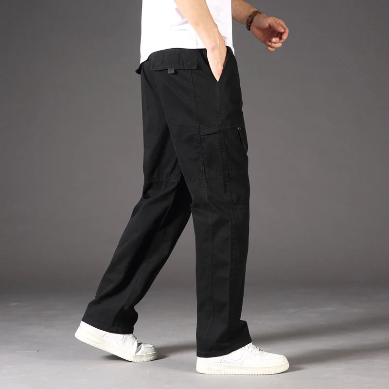Men's Cotton Cargo Pants | Casual Sports Sweatpants for Every Day