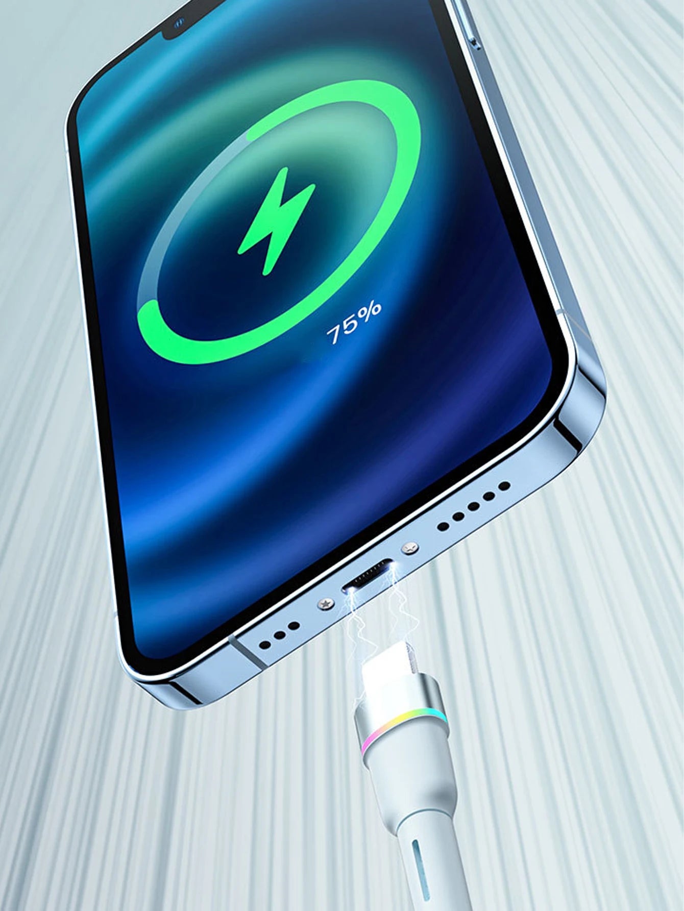 LED Fast Charging USB Cable for iPhone and iPad Devices