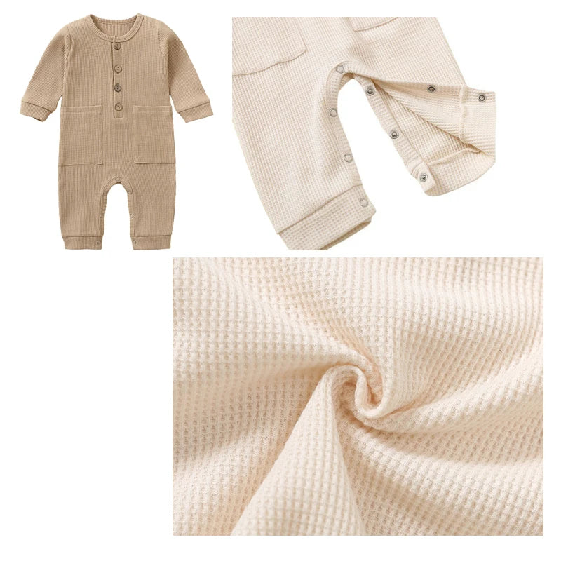 Cozy Cotton Jumpsuits for Newborns | Soft One-Piece Sleepers