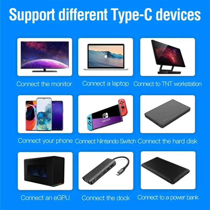 USB C to Type C Cable | 40Gbps Fast Charging Data Line
