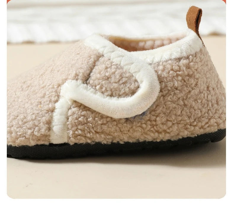 Cozy Kids Winter Fleece Slippers | Soft Non-Slip Indoor Shoes