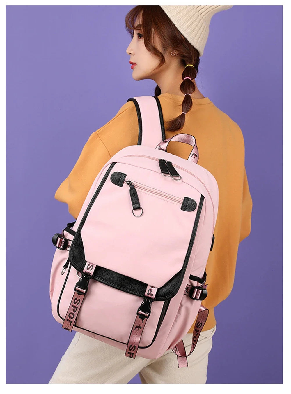 Cute Anime Cat Kawaii Backpack for Girls | Perfect Back to School Bag