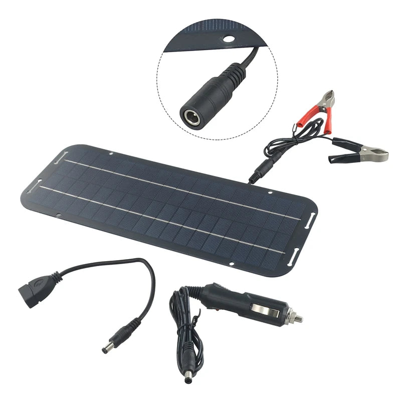 Portable Solar Power Bank | 4-in-1 Outdoor Charging Solution