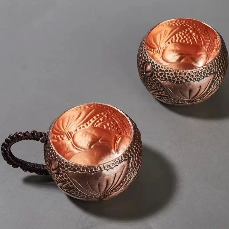 Handcrafted Pure Copper Coffee Mug | Vintage Moscow Mule Tumbler
