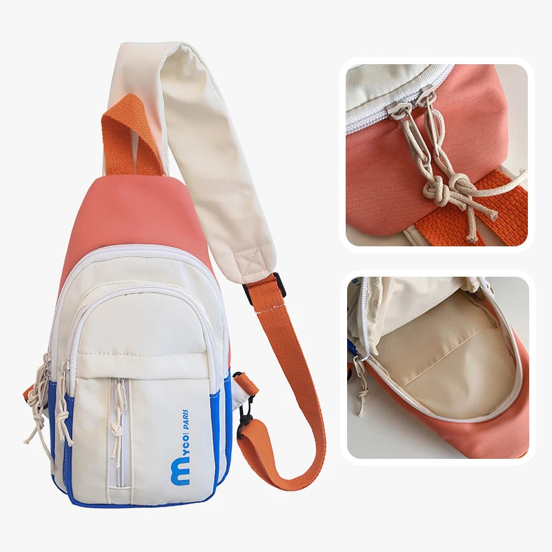 Trendy Waterproof Crossbody Bag | Unisex Sports Style Design
