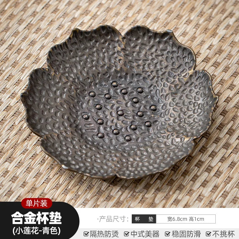 Zen Antique Coasters | Elegant Heat Insulation Tea Accessories