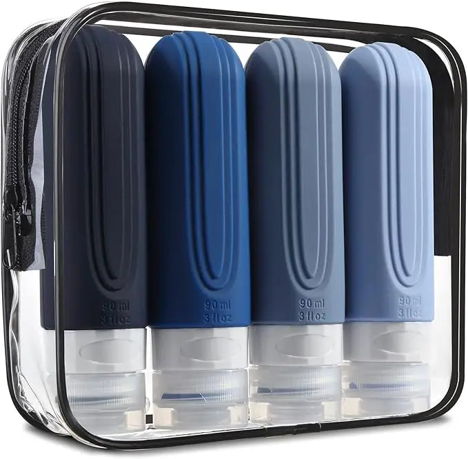 TSA Approved Travel Bottles | Leak Proof Silicone Toiletry Containers