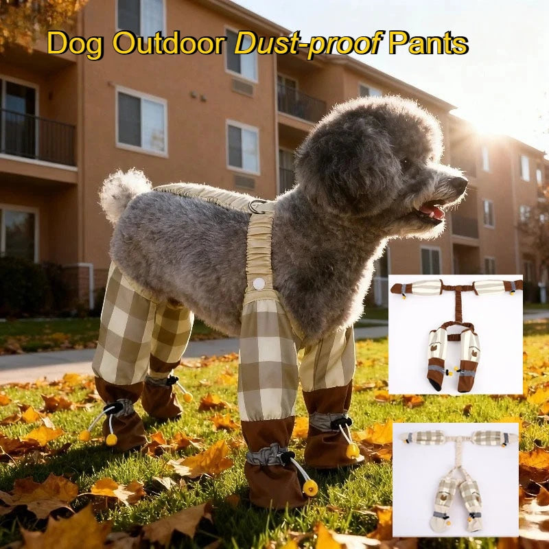 Reflective Anti-Slip Dog Jumpsuit | Dustproof Pet Pants