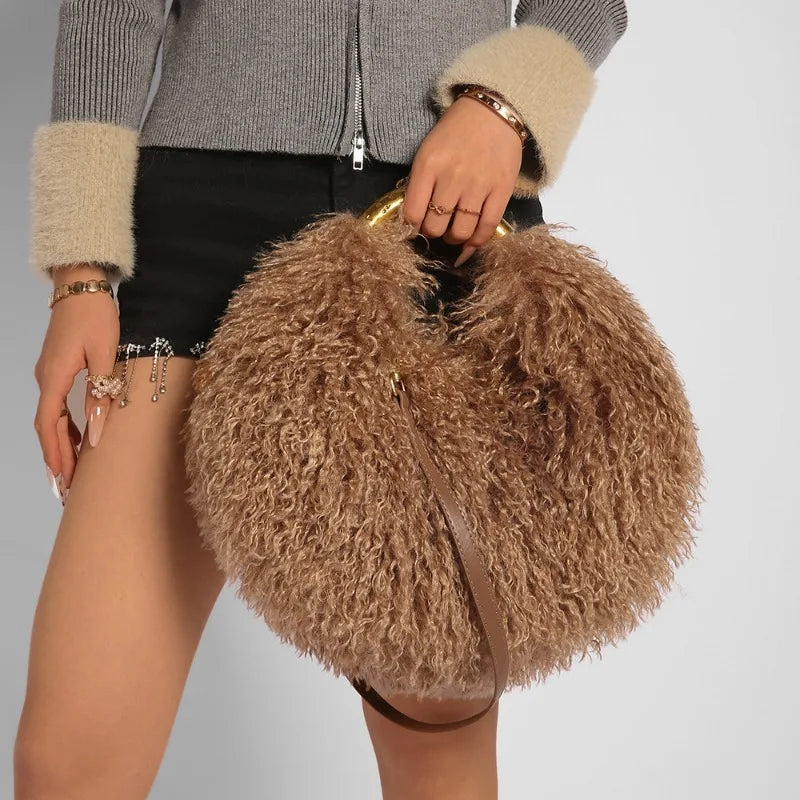 Bolso de hombro de piel sintética para mujer | Elegante bolso de playa para toda ocasión
