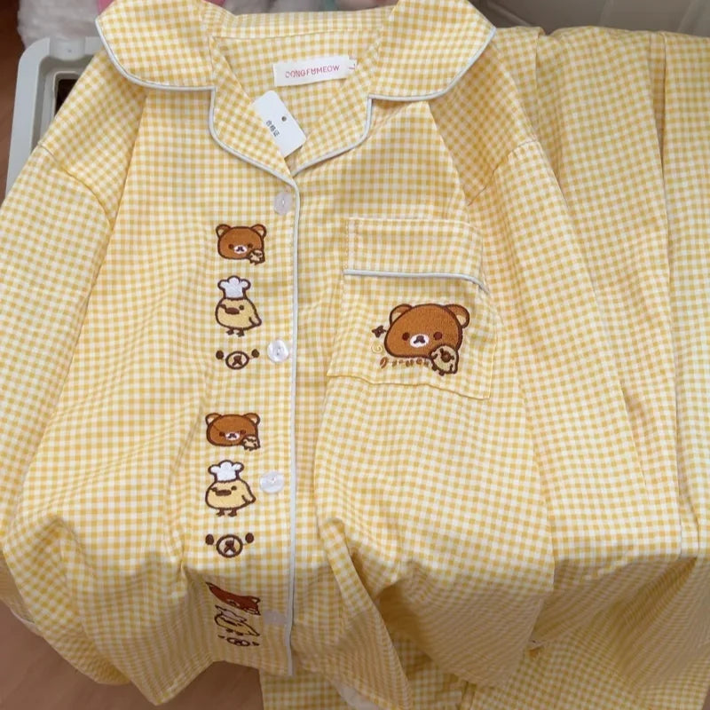 Kawaii Women's Long Sleeve Pajamas | Cozy Anime Home Wear