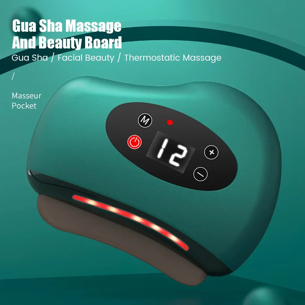 Electric Gua Sha Massager | Relaxing Facial & Body Therapy Tool