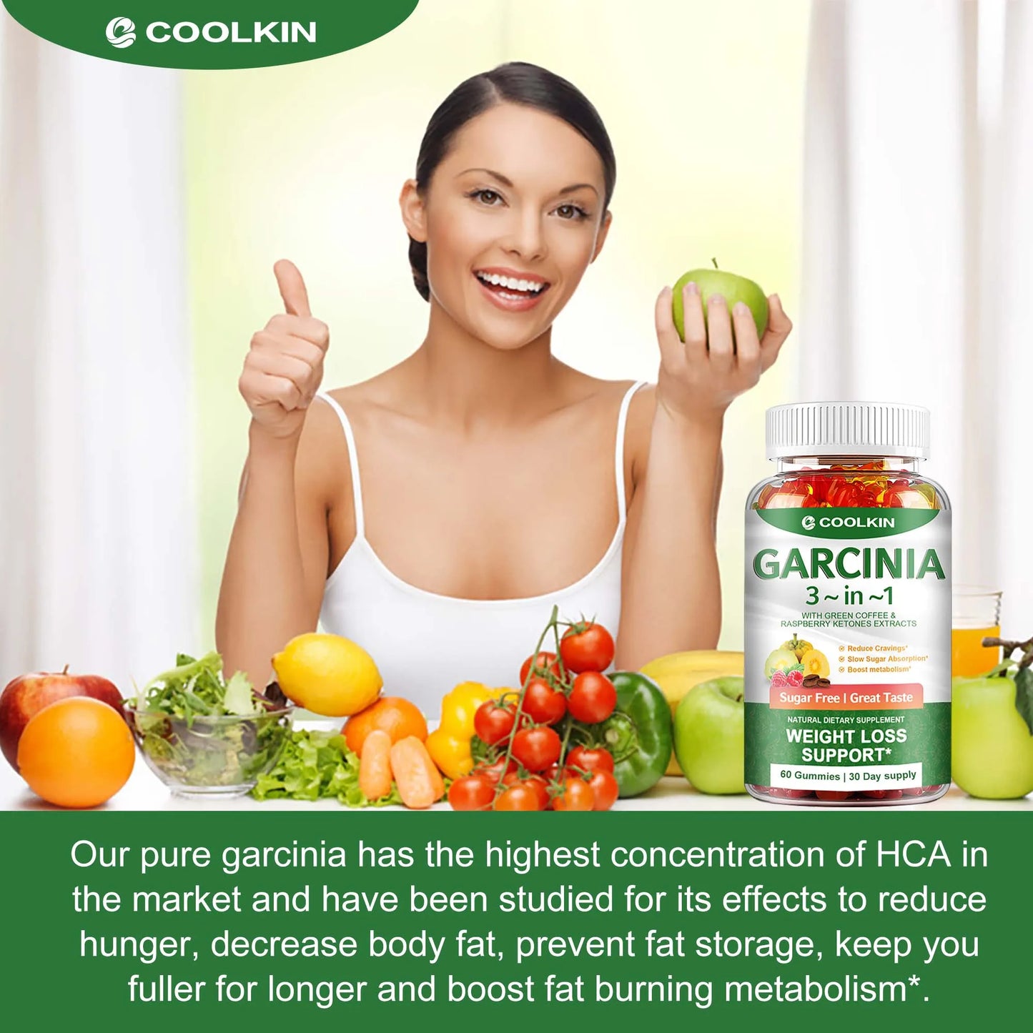 Garcinia Cambogia Gummies | Weight Management & Fat Burner
