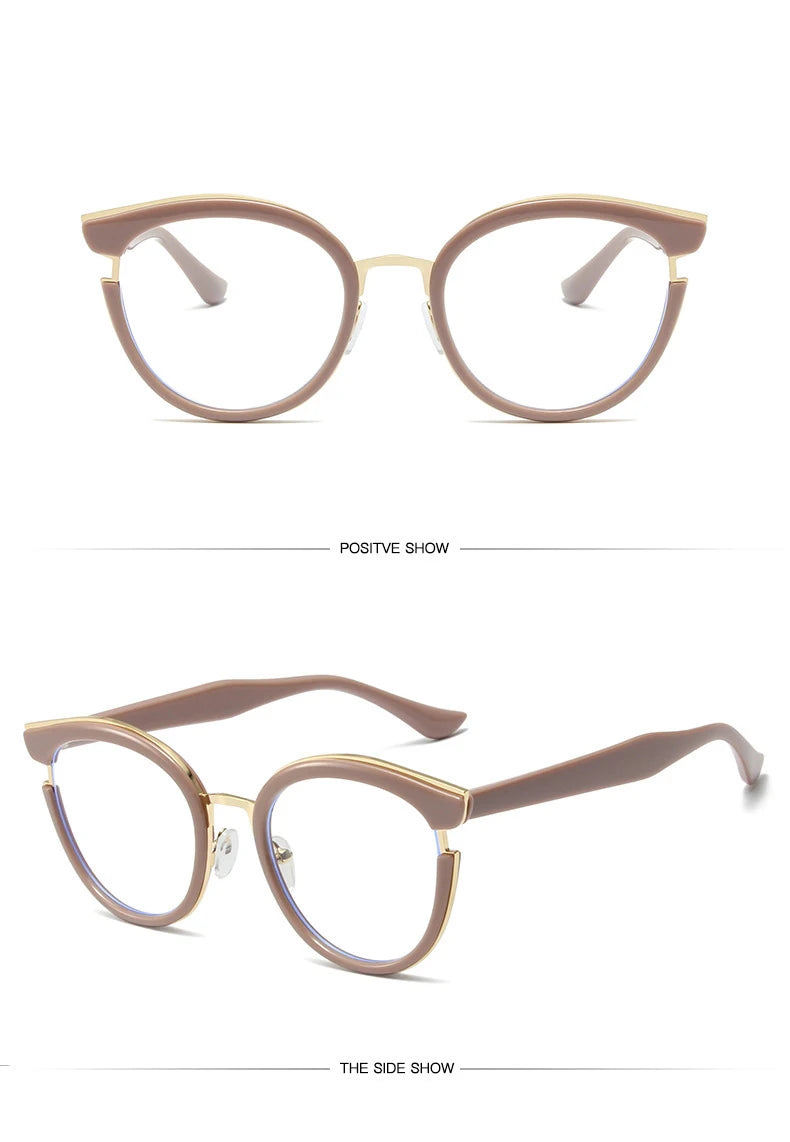 Stylish Cat Eye Eyeglasses | Trendy Colorful Computer Specs