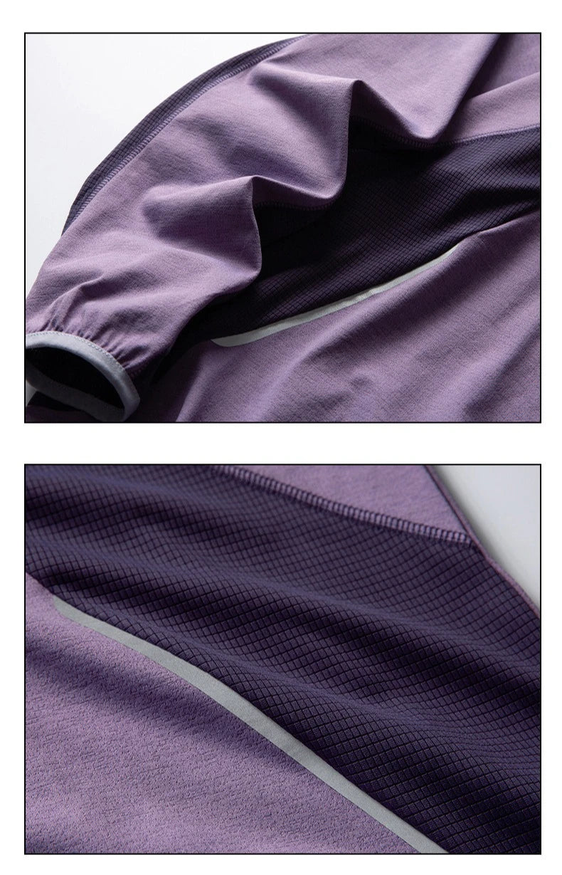 Unisex Lightweight Quick-Dry Long Sleeve T-Shirt for Outdoors