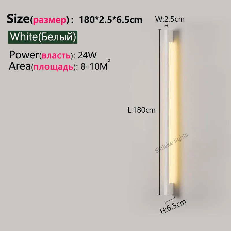 Lámparas de pared LED nórdicas modernas | Elegante decoración de iluminación interior