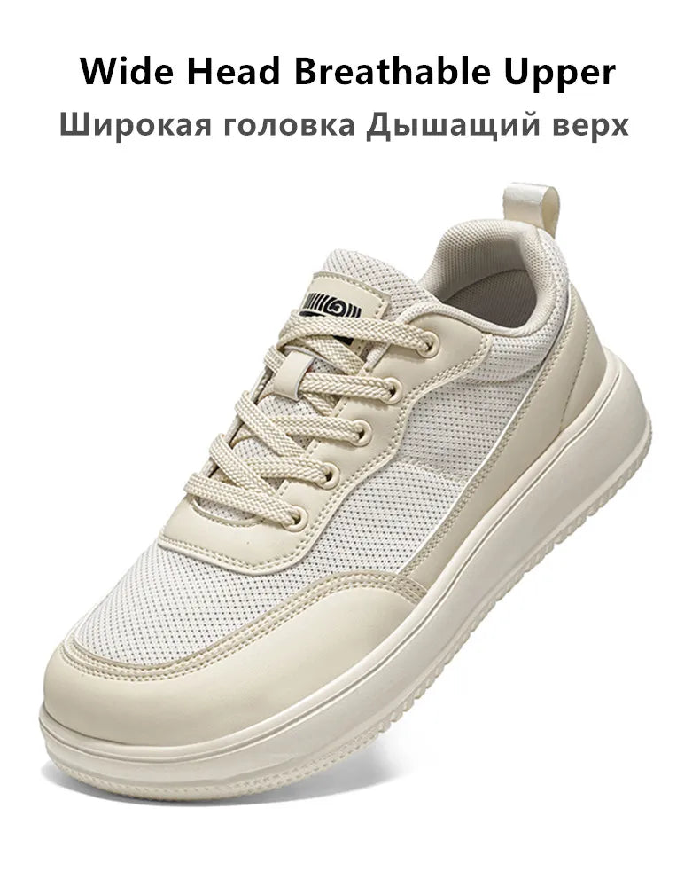 Men's Casual Wide Toe Shoes | Breathable and Comfortable Sneakers