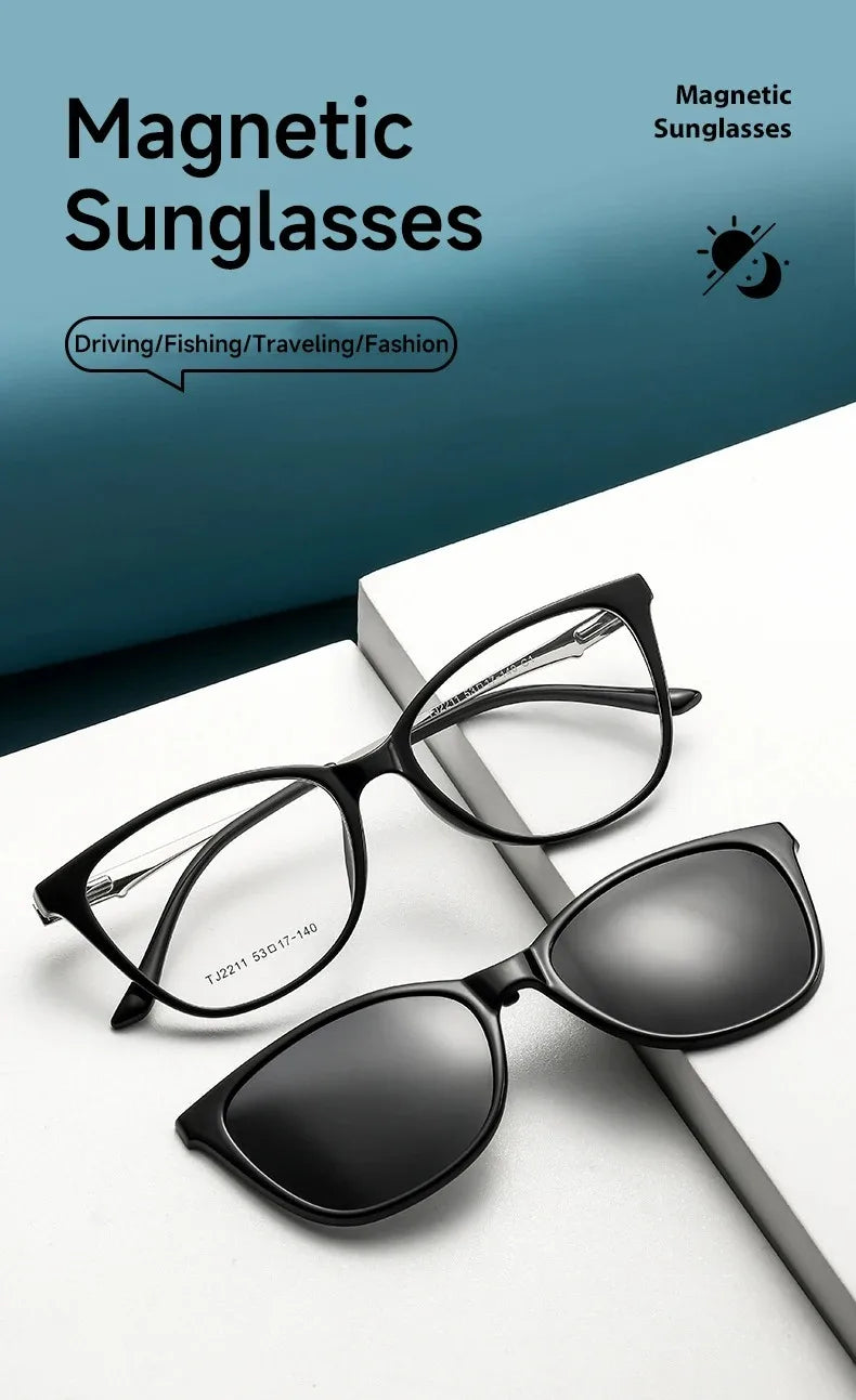 Multifunctional Cat Eye Polarized Sunglasses for Women | Customizable Lenses 2026