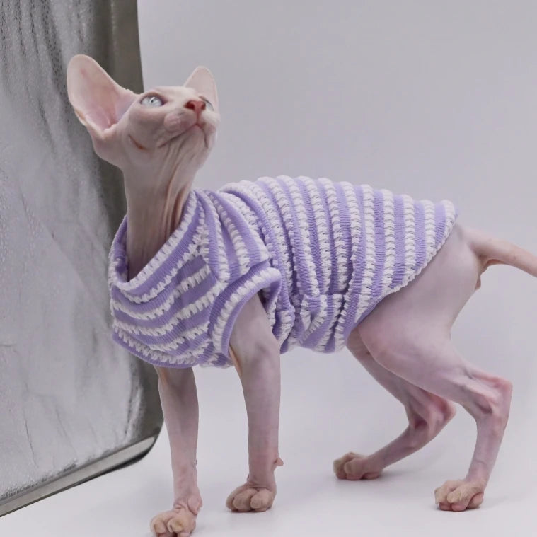 Cooling Summer Vest for Hairless Cats | Ultra-Soft Cotton Comfort