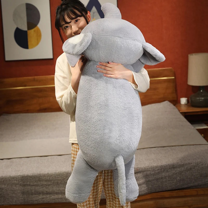 Giant Round Elephant Plush Doll | Cozy Home Decor Gift