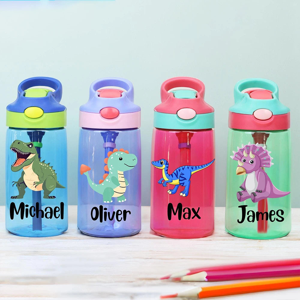 Personalized Children's Cartoon Water Bottles | Fun & Eco-Friendly
