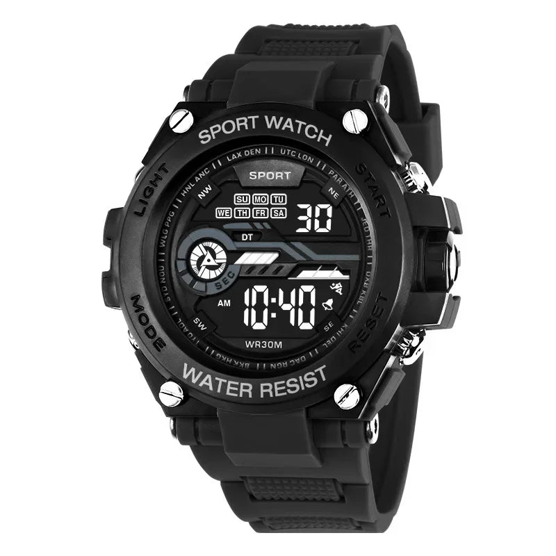 Men's Waterproof Sports Watch | Multifunctional Digital Military Design