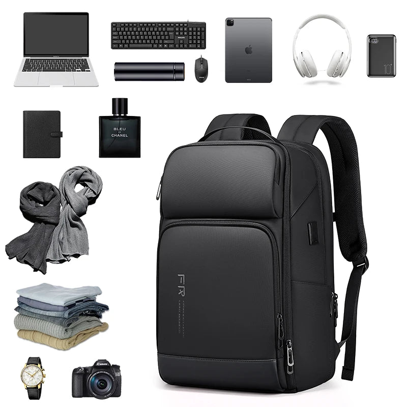 Waterproof Business Backpack with USB Charging | Travel Ready 35L