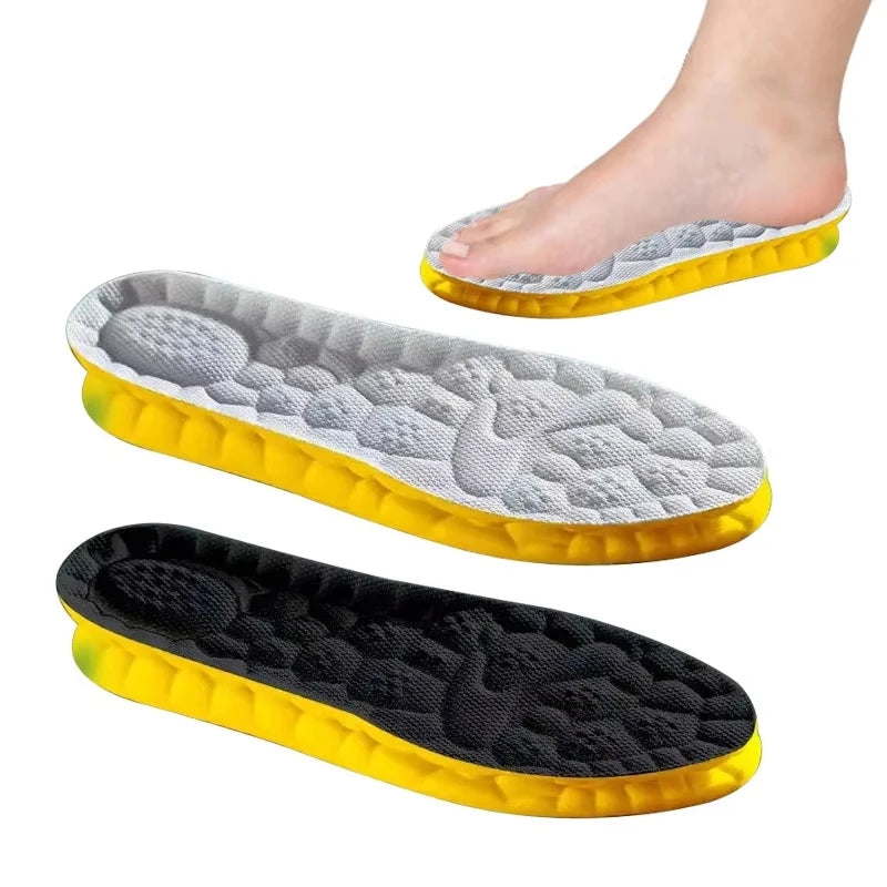 4D Cloud Technology Sports Insoles | Soft, Breathable Comfort