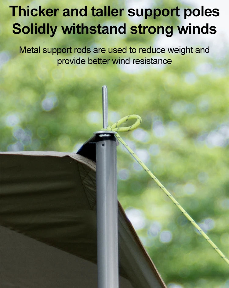 Portable Waterproof Car Awning Tent | UV Sun Shelter for Camping