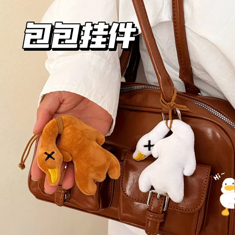 Funny Goose Keychain Squeak Pendant | Whimsical Backpack Accessory