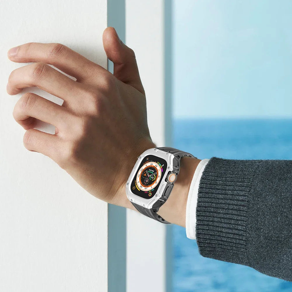 TPU Case and Sport Rubber Strap for 49mm Smartwatch | Durable & Stylish
