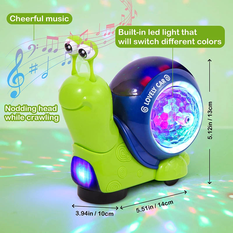 Interactive Musical Crawling Crab Toy for Baby Development