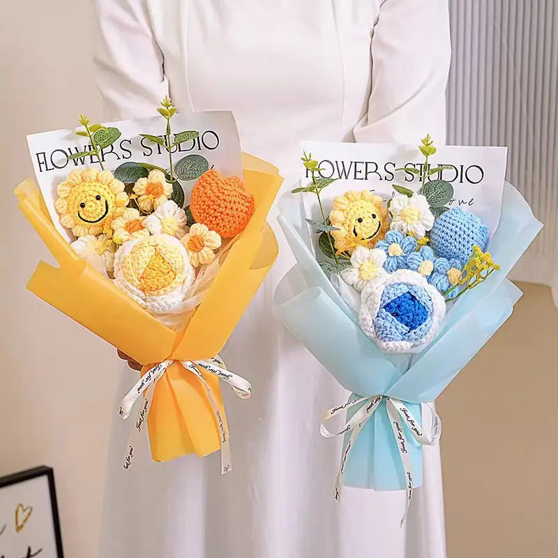 Handmade Crochet Tulip Bouquet | Elegant Gift for Any Occasion