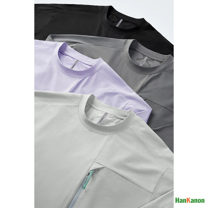 Men's Zip-up Long-sleeved Quick-dry Outdoor Base Layer Top